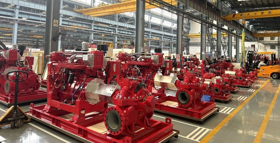소방 안전 디젤 엔진 소방 펌프 성능 및 표준 4500GPM UL NFPA20 소방 펌프 공급자