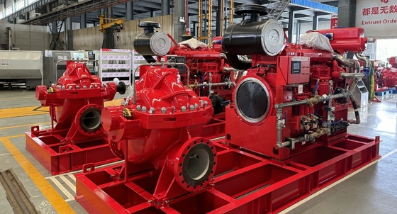 NFPA 20 표준 소방 펌프 우수한 소방 110-284PSI 헤드 4500GPM