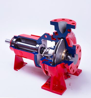ESF40/26 UL/FM 수평 끝 흡수 화재 펌프 100 GPM @ 110 ∼ 138 PSI NFPA 20 화재 보호 시스템에 설계