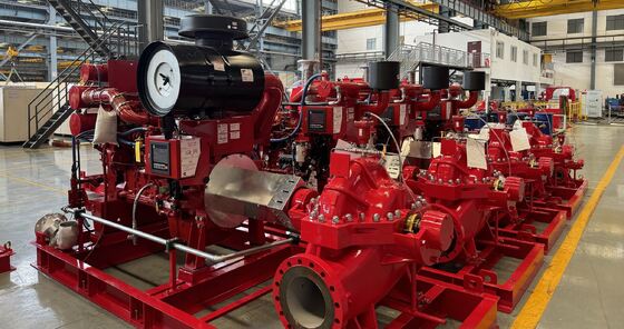 SCF250-200-600 디젤 엔진으로 구동되는 분산 케이스 화재 펌프 4500 GPM UL/FM 인증