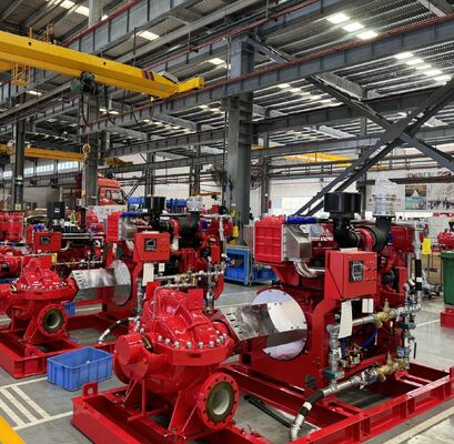 SCF200-150-480 디젤 엔진으로 구동되는 스플릿 케이스 화재 펌프 8 × 6 