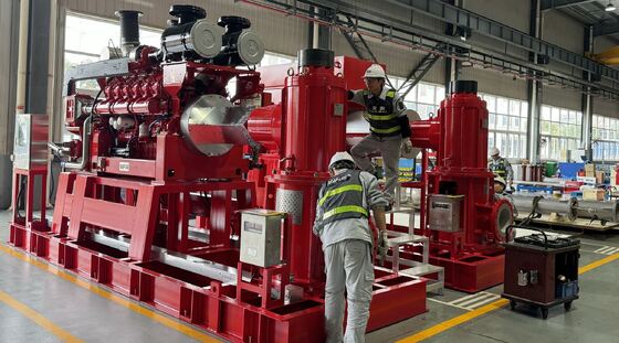 250VTP950-38 수직 터빈 디젤 엔진 소방 펌프