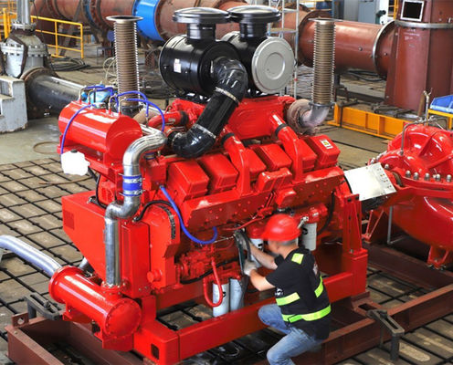 디젤 소방 펌프 엔진 물 냉각 1900-3000 rpm 305 hp의 속도