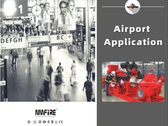 NMFIRE 6000gpm UL/FM 항공항용 디젤 엔진 소방 펌프